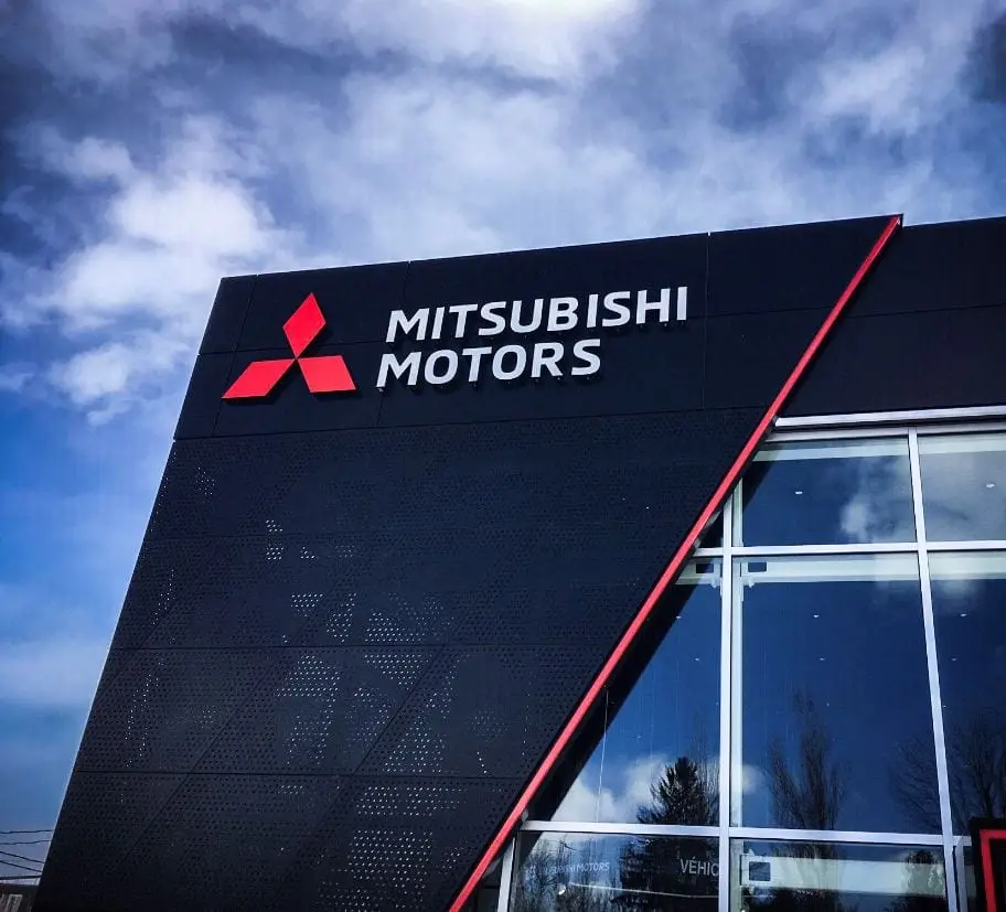 Mitsubishi ST Hyacinthe — channel letter signage by Pride Visual Solutions