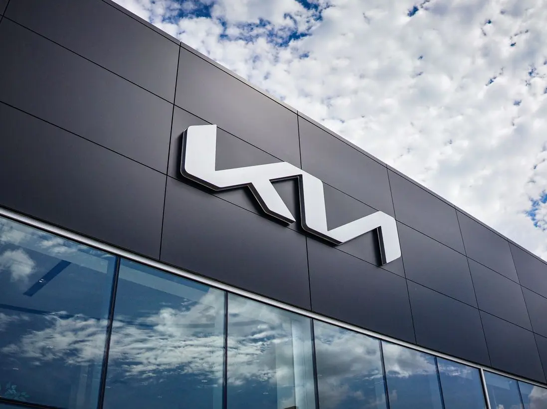 KIA dealership exterior signage