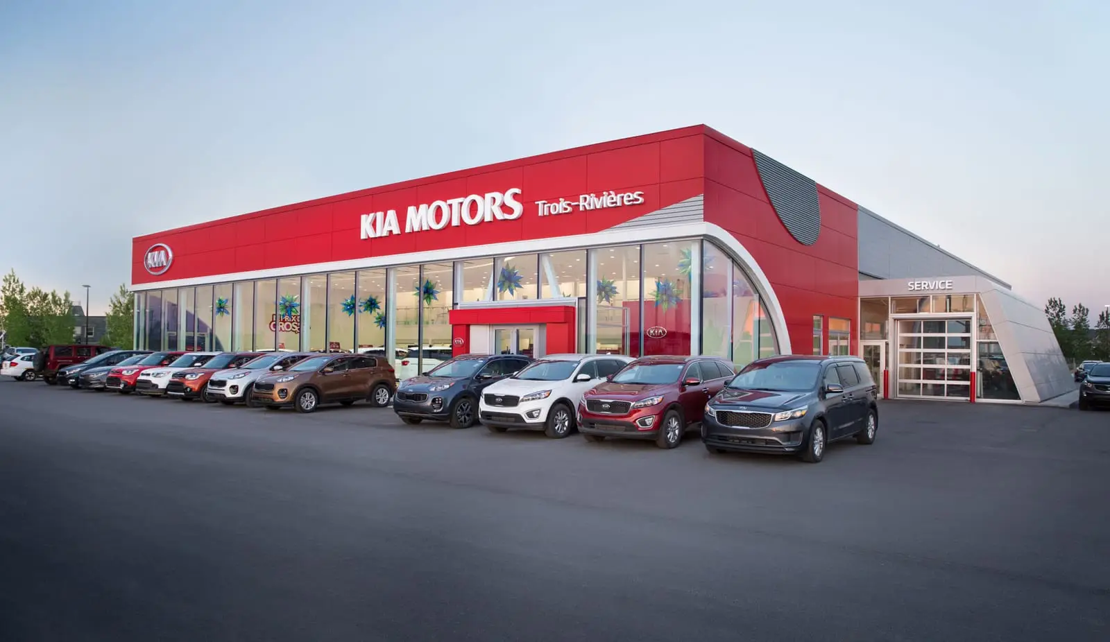 Kia TR Ext — ACM architectural cladding by Pride Visual Solutions