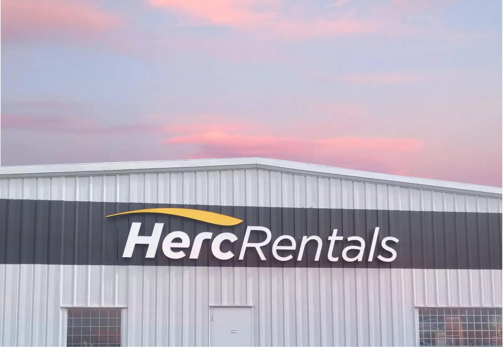 Herc Rental — channel letter signage by Pride Visual Solutions