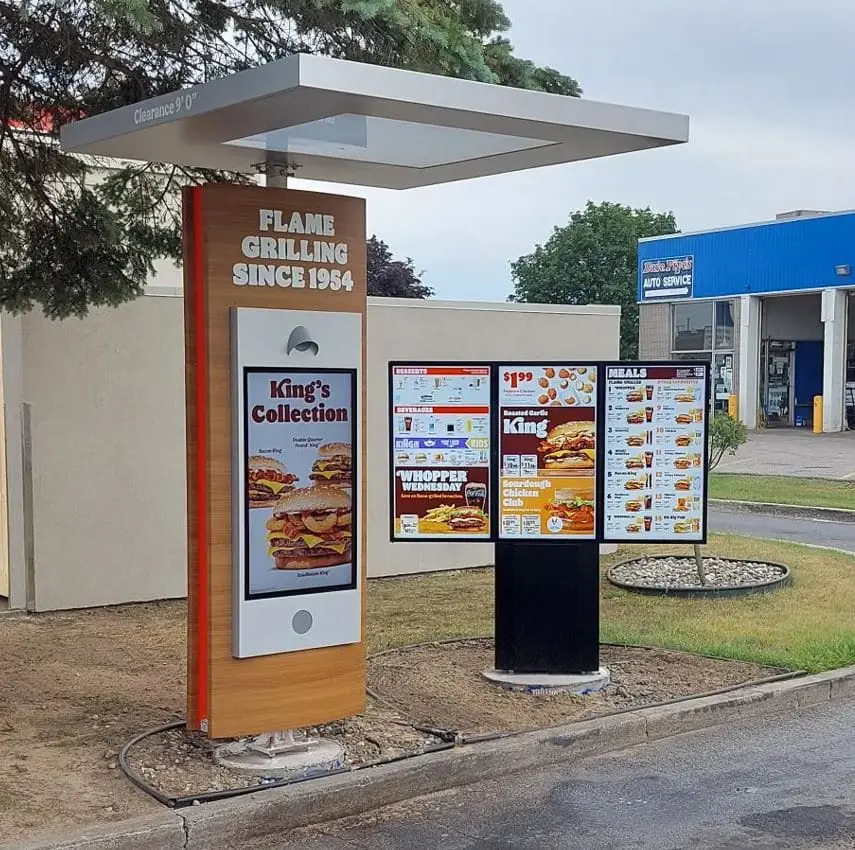 Drive Thru — drive-thru signage by Pride Visual Solutions
