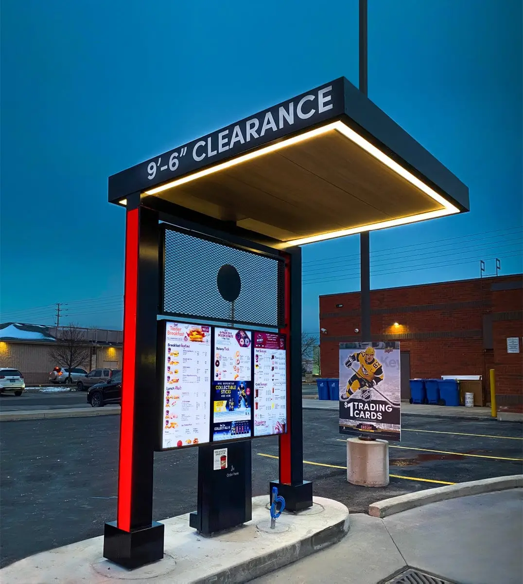 Tim Hortons Mississauga PS — drive-thru signage by Pride Visual Solutions