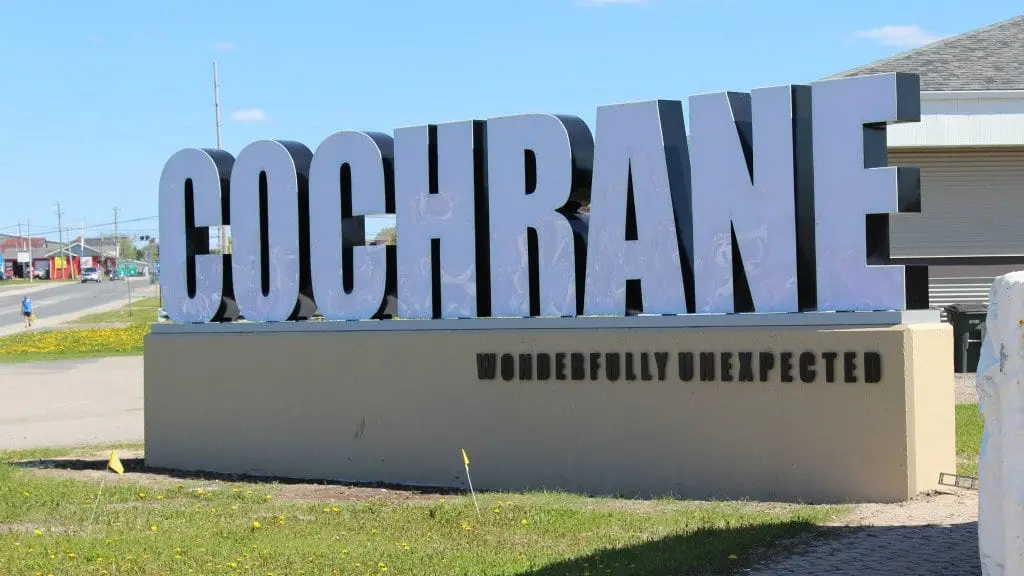 COCHRANE Illuminated Sign E X — monument sign by Pride Visual Solutions