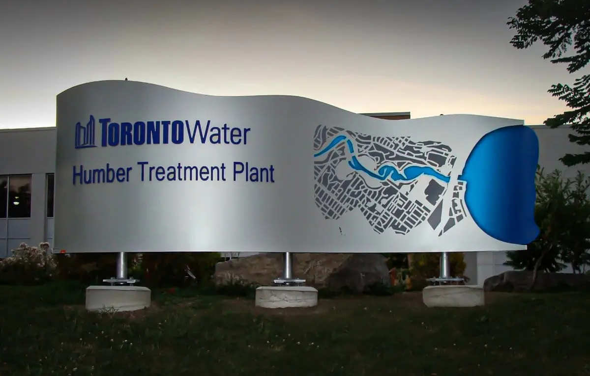 Toronto Water Toronto MS — monument sign by Pride Visual Solutions