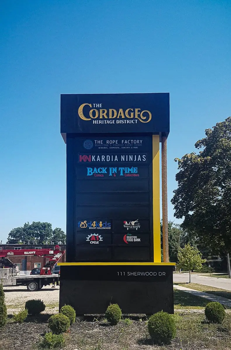 Forge And Foster — pylon sign by Pride Visual Solutions
